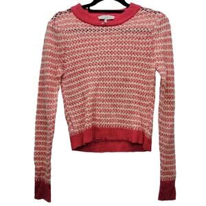 WAYF Open Knit Pullover Sweater Size Small New